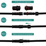T connector with two nake wires
